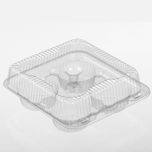 02086 Clear 4 Count Muffin/Cupcake Containers -