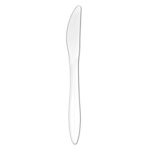 P3203W White Knives Medium  Weight Polypropylene (Bulk) - 