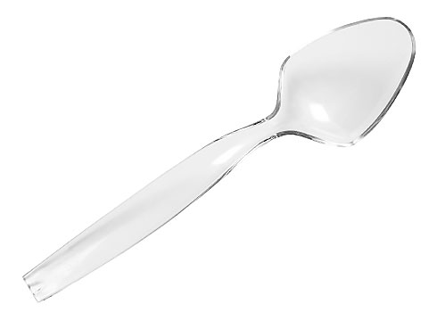 U8150.CL Clear 9" Plastic  Serving Spoons - 144