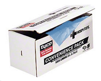 HH384614BL Hospi-Tuff Blue 38" x 46" 14 Micron High