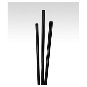 STNST1270501 Black 5"  Unwrapped Cocktail Stirrers -