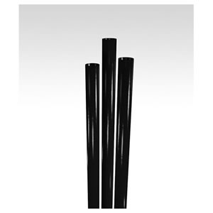 STNJM1970714 Black 7.75"  Unwrapped Jumbo Straws - 