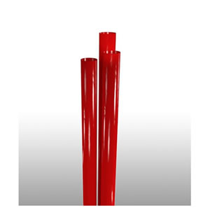 STNGT1970708 Red 7.75" Giant  Wrapped Straws - 7200(24/300)