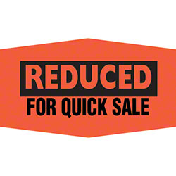 EP-036 "Reduced For Quick  Sale" Labels - 1000
