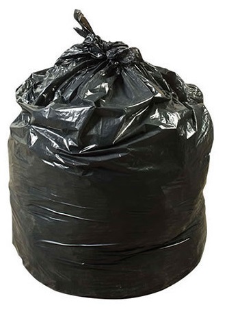 SL4347150K Black 43"x47" 1.5  Mil. 56 Gal. Can Liners - 