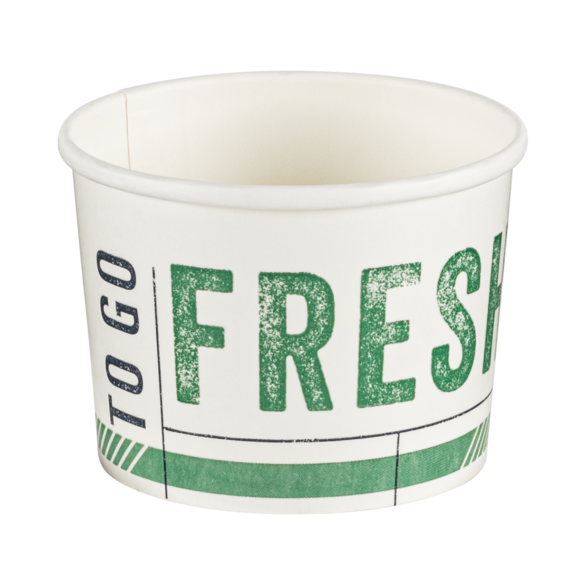 190122904 "To Go Fresh" 12oz.  Paper Food Containers - 500