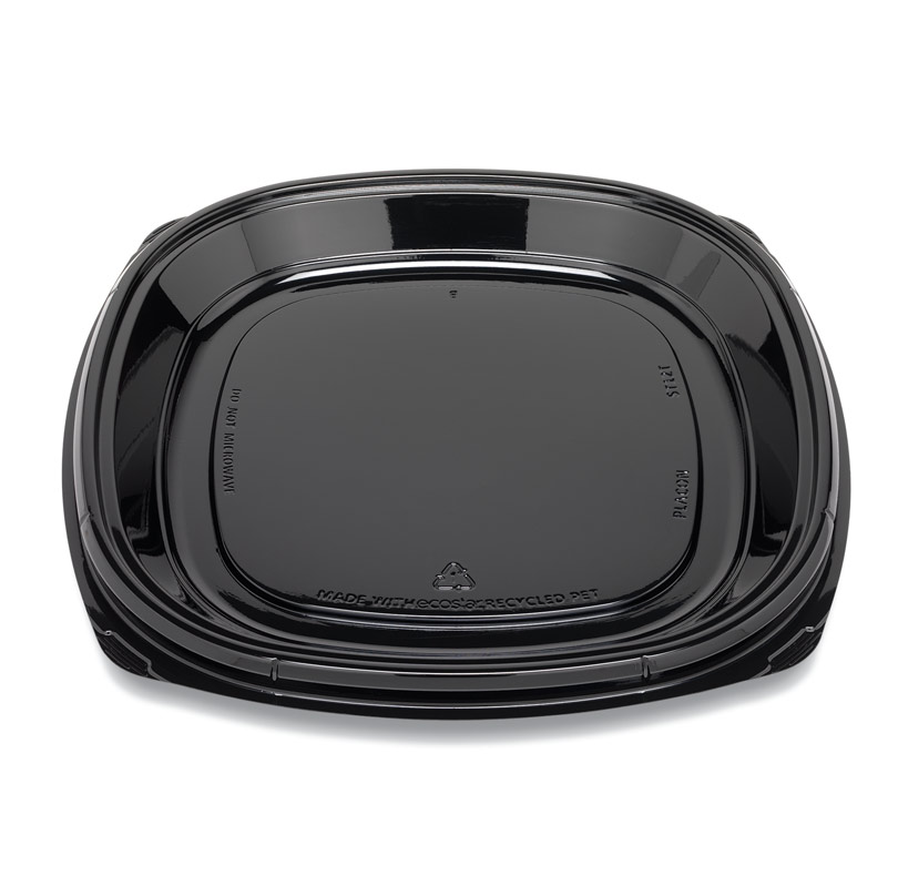 ST12T Black PET 12" Catering Tray - Cold - 50