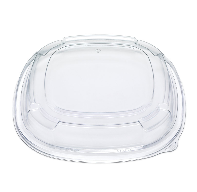 ST12LL Fresh n Clear PET 12" Low Dome Catering Lid (Cold)
