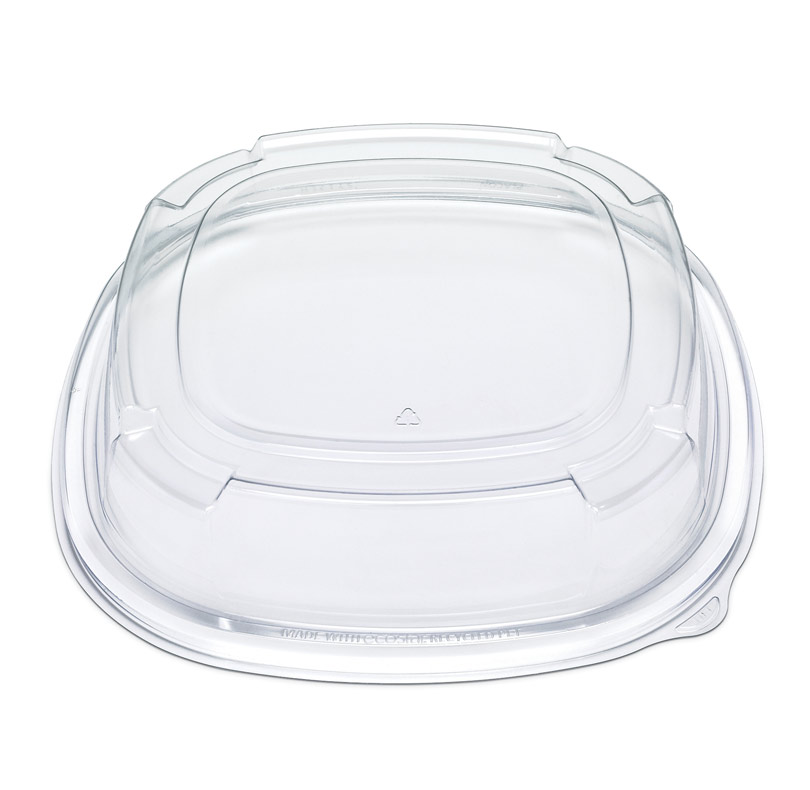 ST12LH Clear PET 12" High Dome Catering Lid - Cold - 50