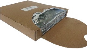 300815 10.5" x 14" Plain Foil  Thermo Sandwich Wrap - 