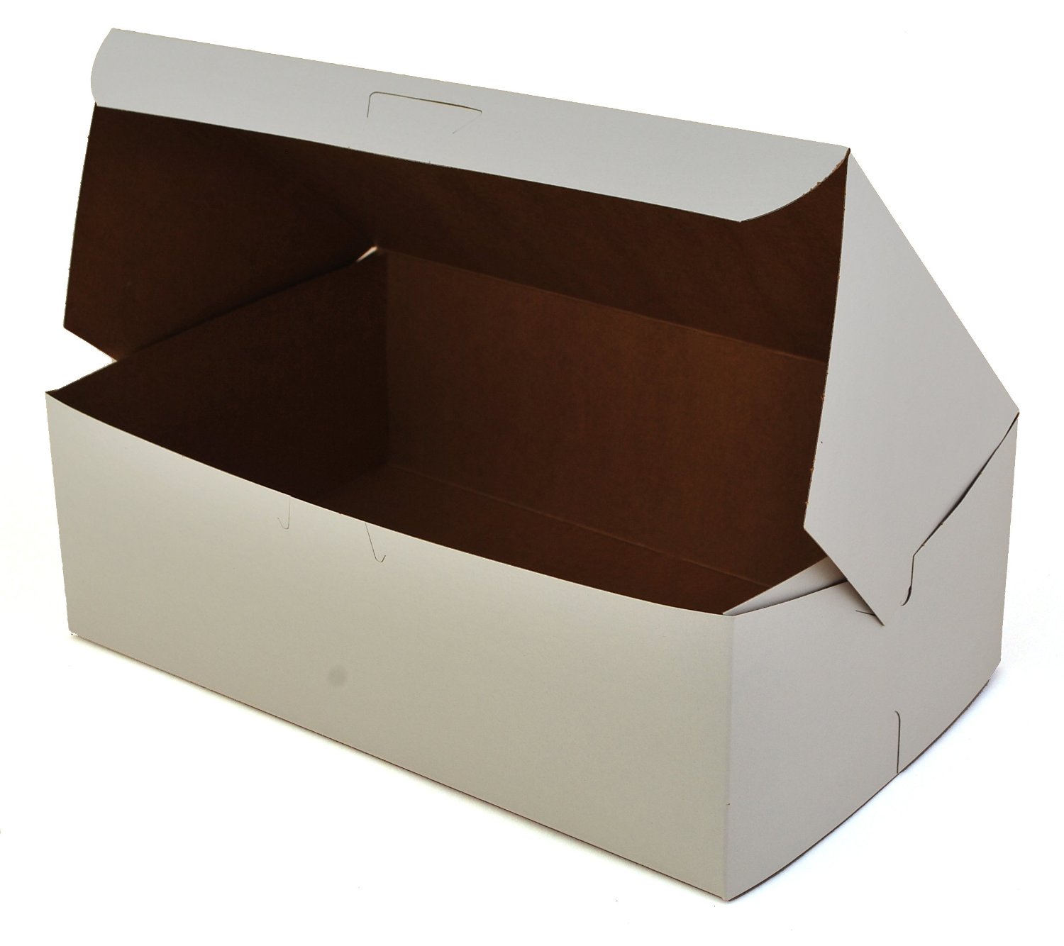 1015 White 10 3/4" x 6 3/4" x 3 5/8" Donut Box - 250