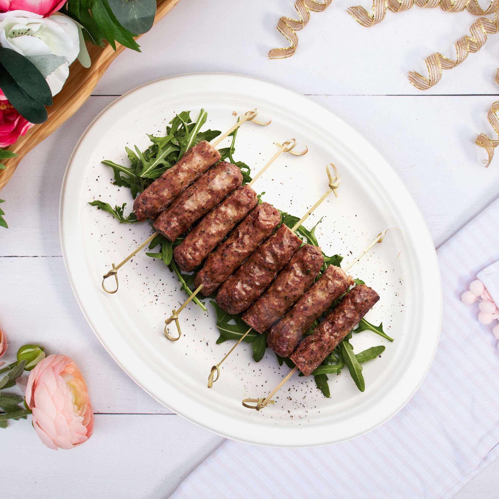 12FBRPLR1 Natural 12" Oval  Fiber Platter - 500 (4/125)