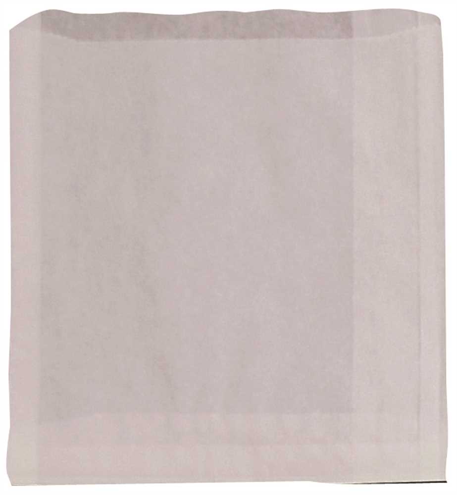 1202 Plain Sandwich Bag 7" x  6.75" Open Top &amp; Side - 1000