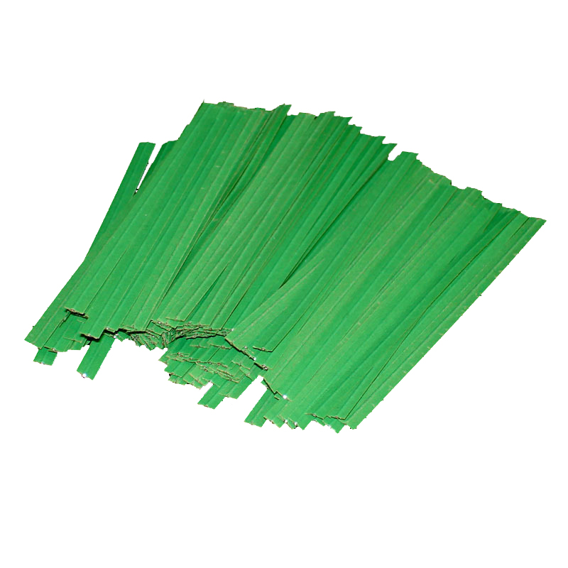 Green 5/32"x4" Wire Twist Ties - 2000