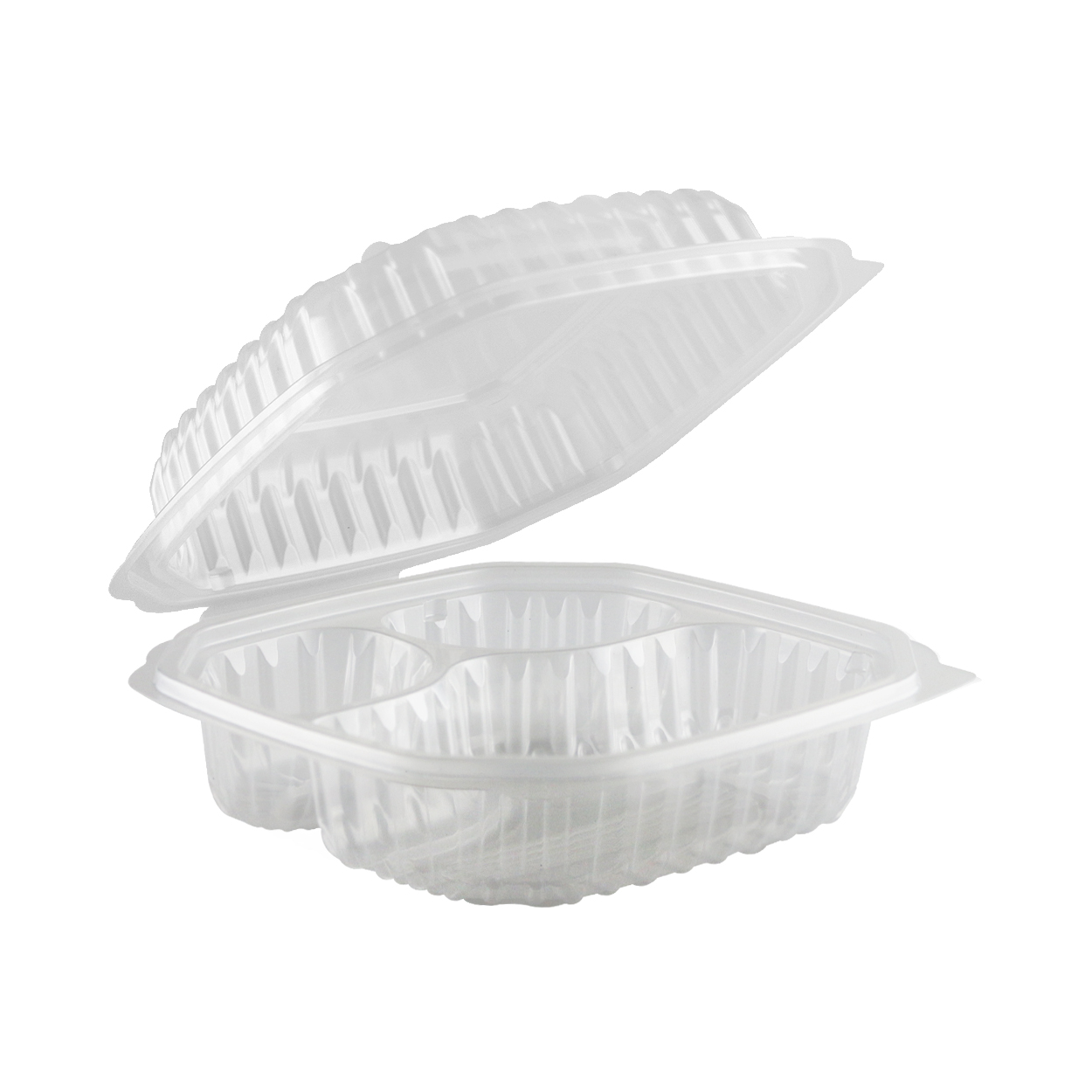4700831 CL8831C Culinary Lites  8"x8" 3-Comp. Clear Anti-Fog 