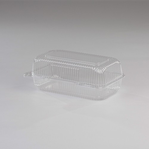 02090 Clear Bakery/Deli Hoagie Utility Containers (9"