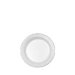 6PWCR Concorde 6" White Unlaminated Foam Plate -