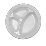 10CPWCR Concorde 10.25" White 3 Comp. Unlaminated Foam