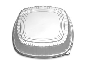 CL213-169 Clear Forum 16" High Dome Lids (Warm) -