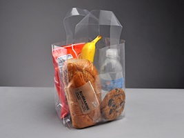TO6484 6.75" x 4.75" x 8.5"  Soft Loop Handle Bags - 200