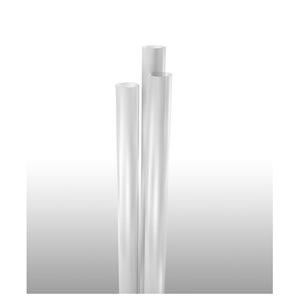 STNJM1970711 Clear 7.75" Jumbo Unwrapped Straws -