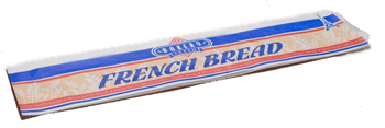 190516857 "French Bread"  4.5" x 2.5" x 28" Print Bag 