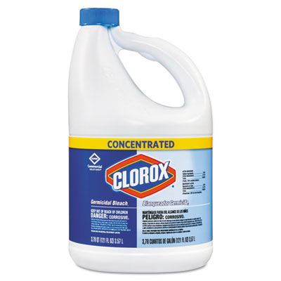 CLO30966 Clorox Germicidal Bleach - 3(3/121oz.)