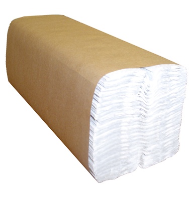 CFT161501/BWK6220 Select White  13"x 10" C-Fold Towels - 