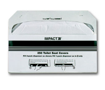 HG-5000 White Premium Toilet Seat Covers 1/2 Fold - 5000