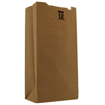 12#/71012 Natural Heavy Duty 7.06" x 4.5" x 13.75" Grocery
