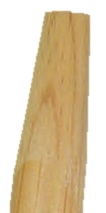 01113 60" Tapered Wood Squeegee Handle - 1