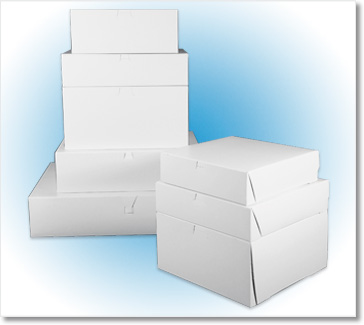 1509 White 6" x 6" x 4" Bakery Box - 250