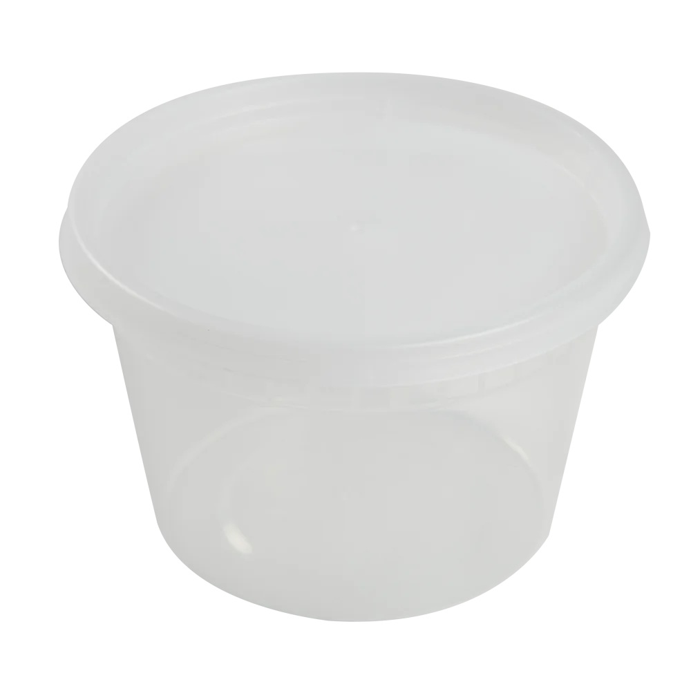 DC16240C Clear 16oz. Injection  Molded Deli Containers and 